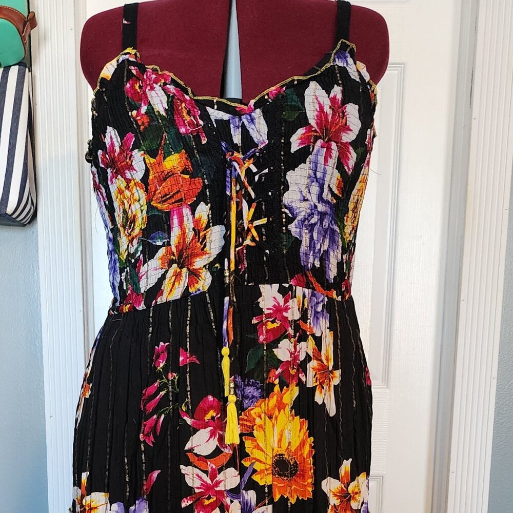 COPY - Anthropology Me 2 Magic Plus Floral Summer Dress 1X